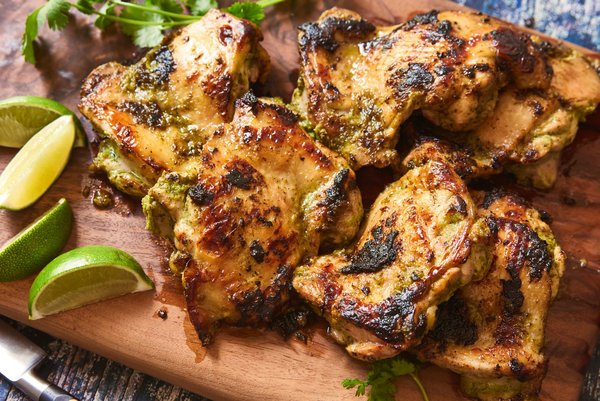 Herb-Grilled Chicken with Lemon and Garlic