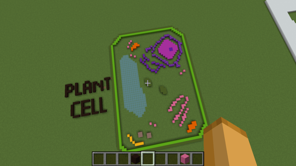 Minecraft Plant Cell Project