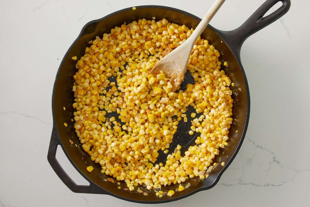 Saute the Corn