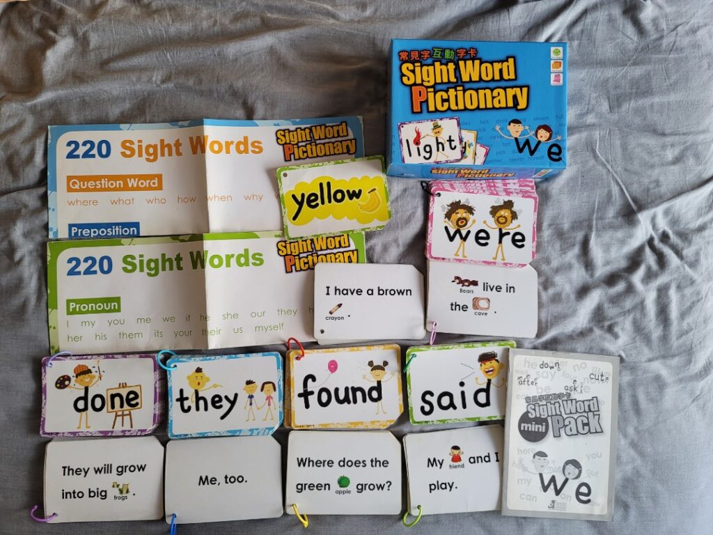 Sight Words Pictionary