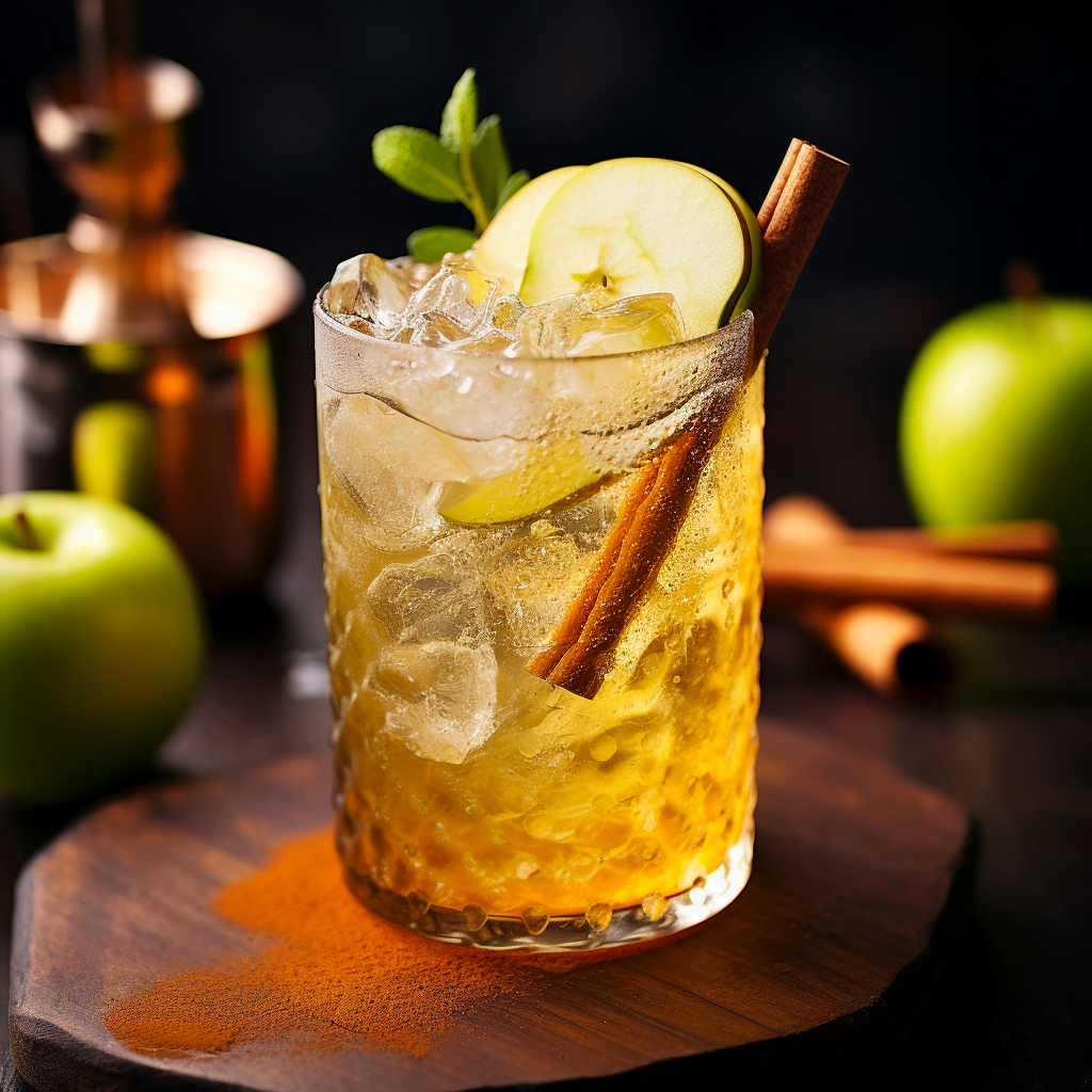 VODKA + GINGER BEER THE SPICY APPLE CIDER MOSCOW MULE