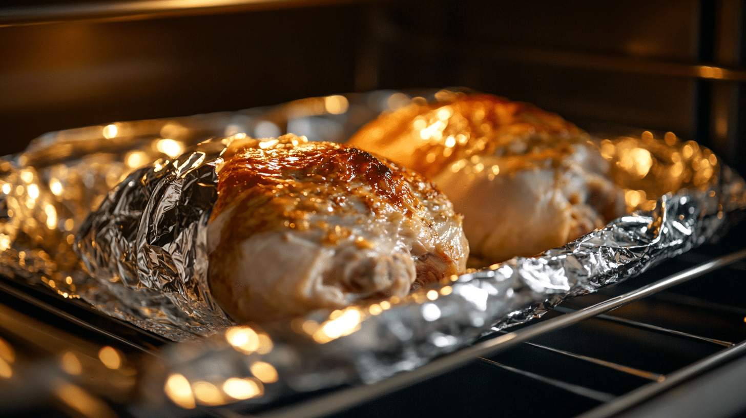 what temperature to keep chicken warm in oven