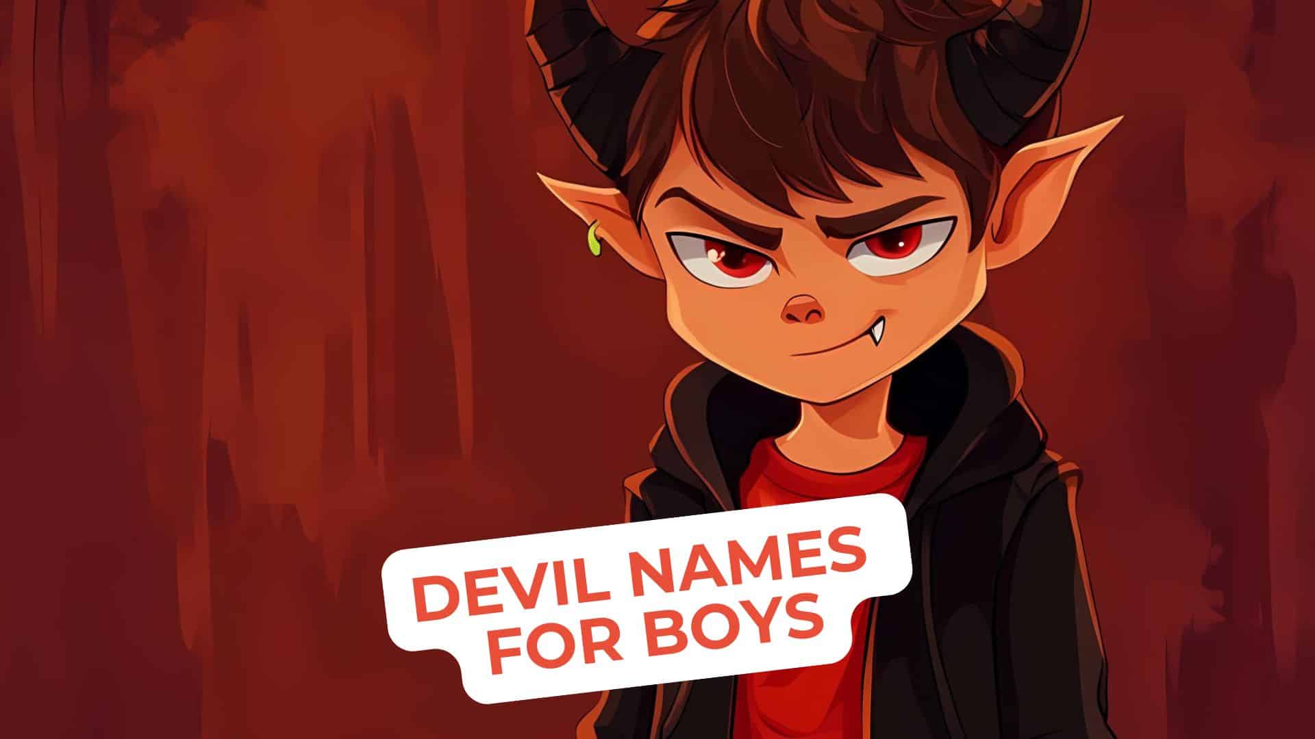 147 Popular Devil Names for Boys and Their Meanings - Theresa Reviews