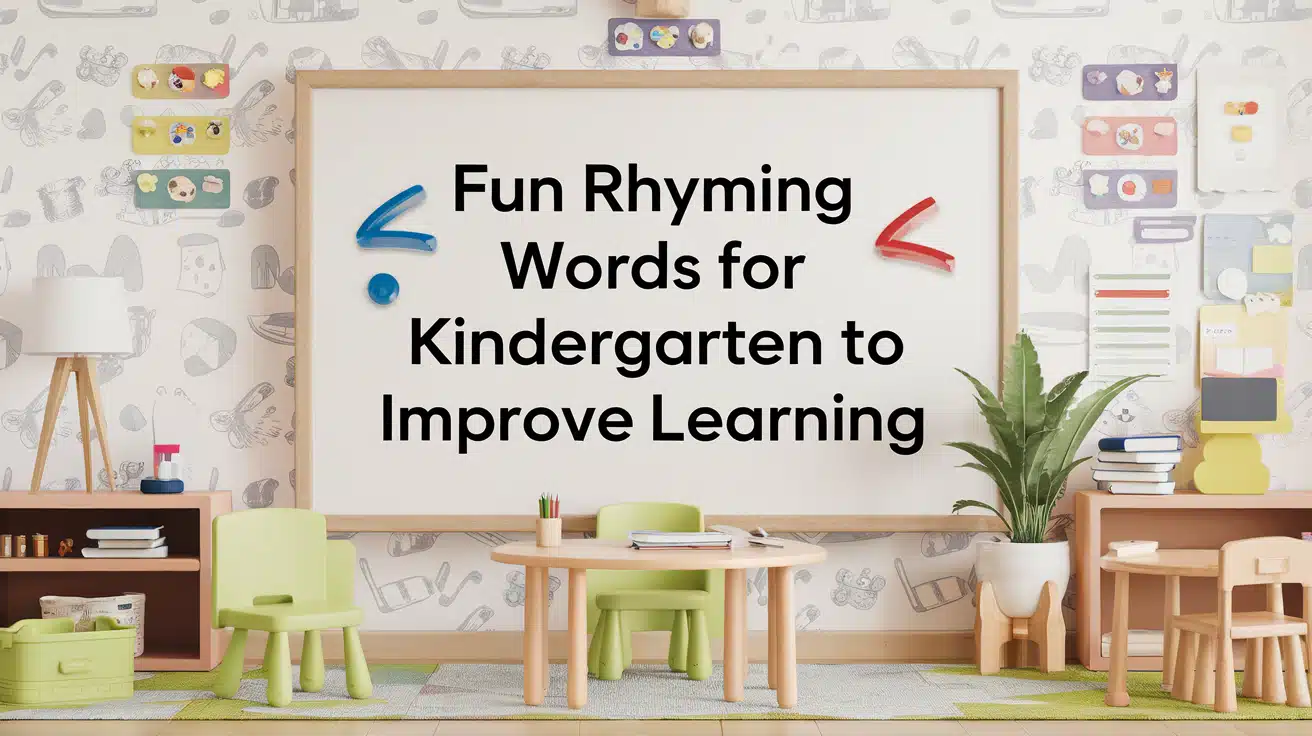 Fun Rhyming Words for Kindergarten to Improve Learning - Theresa Reviews